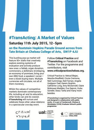 TransActing Market Flyer